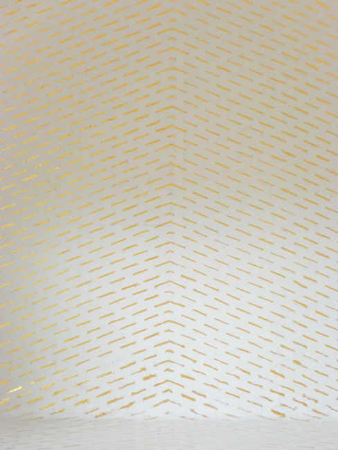 No Title 2008 gold leaf on wall dimensions variable